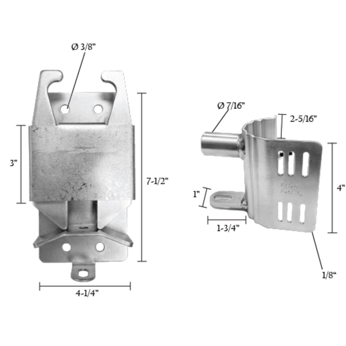 2-Way Lockable Livestock Gate Latch | Adjustable Ranch Gate Hardware