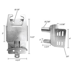 2-Way Lockable Livestock Gate Latch | Adjustable Ranch Gate Hardware