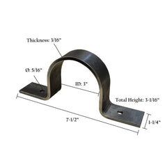 2-7/8" Continuous Fence Clips