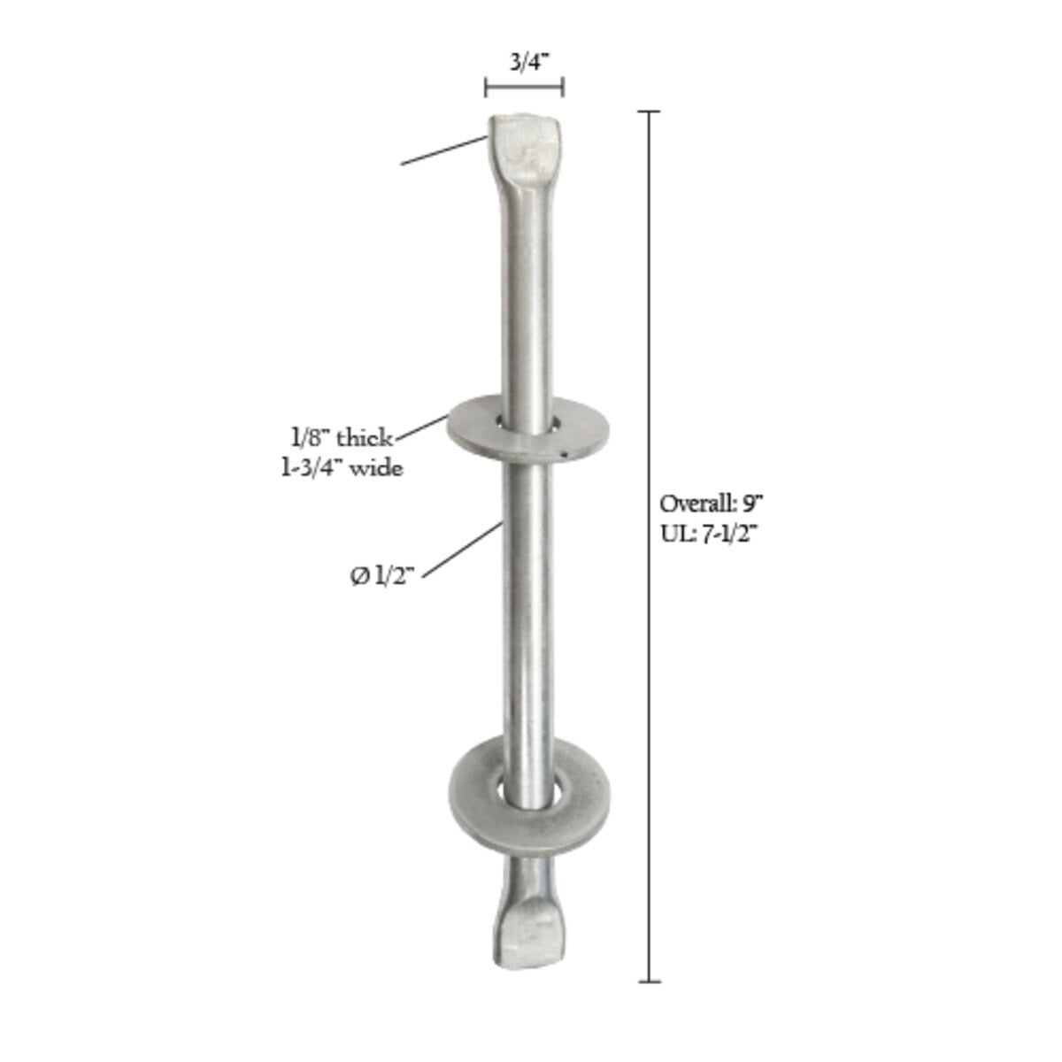 Corral Drop Pin - Zinc