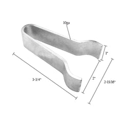 1-3/4" Corral Post Bracket - Zinc