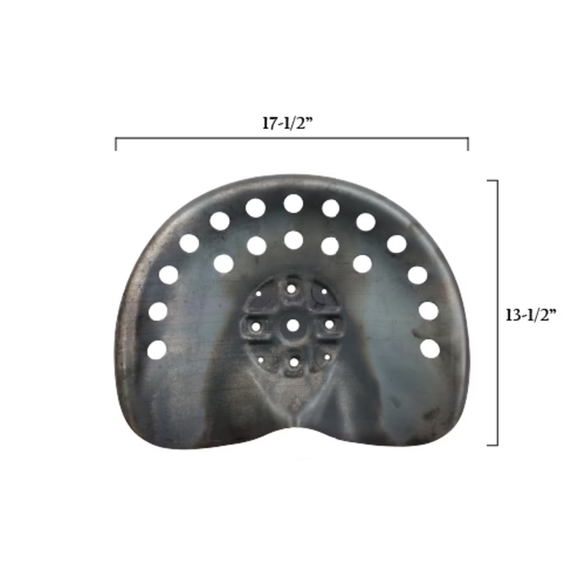 Decorative Tractor Seat – 14-Gauge Bare Steel