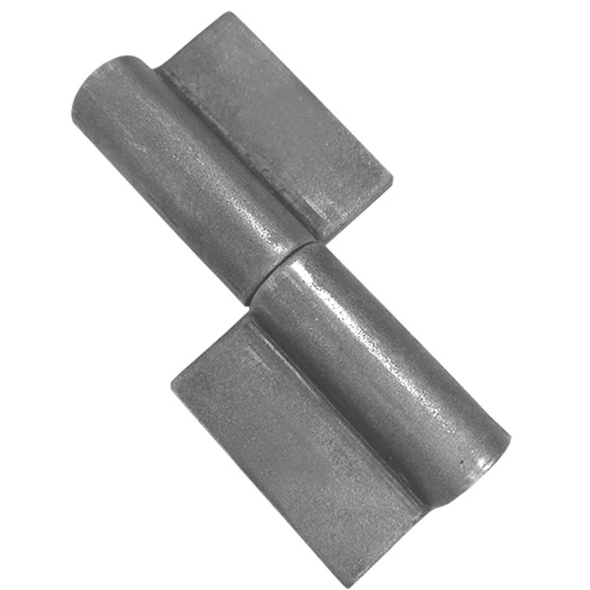 Flag Double Wrap Hinge – 4" Weld-On | 1/2" Pin | Take-Apart Gate & Door Hinge