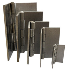 Flat Hinges – Weld-On Steel Hinges in Multiple Sizes