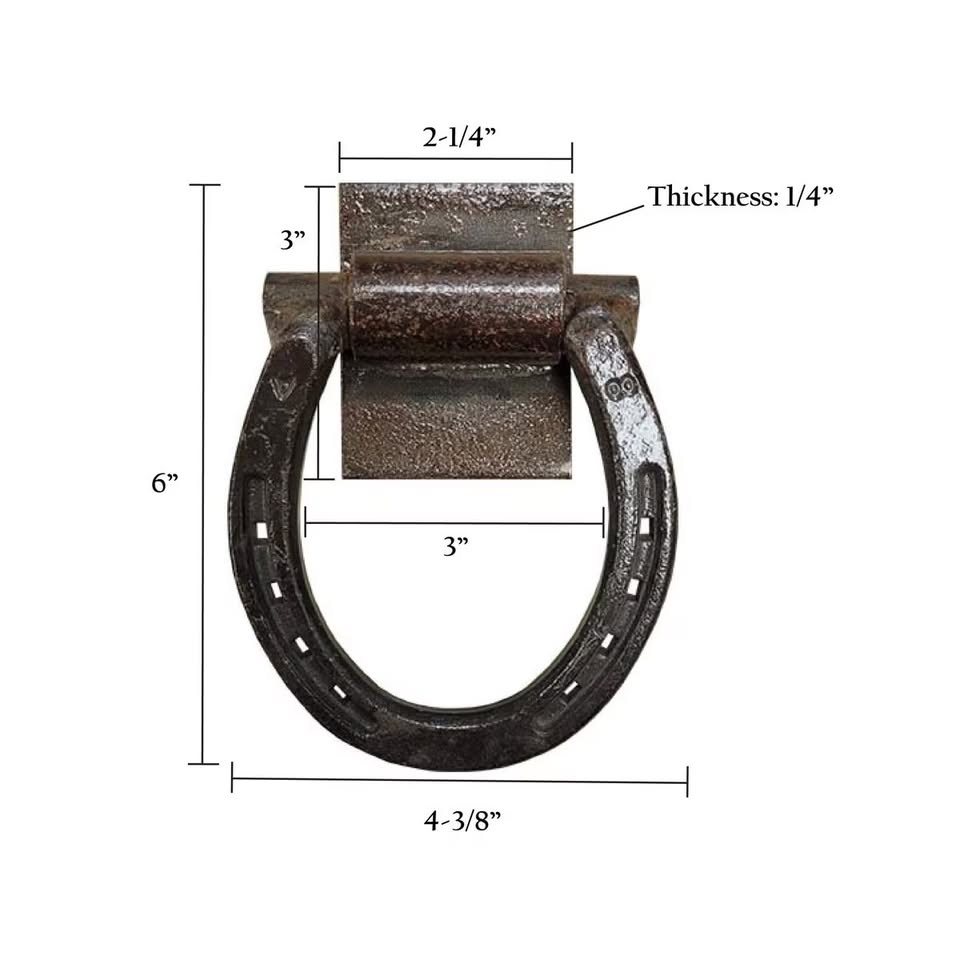 Horseshoe Stall Tie Down