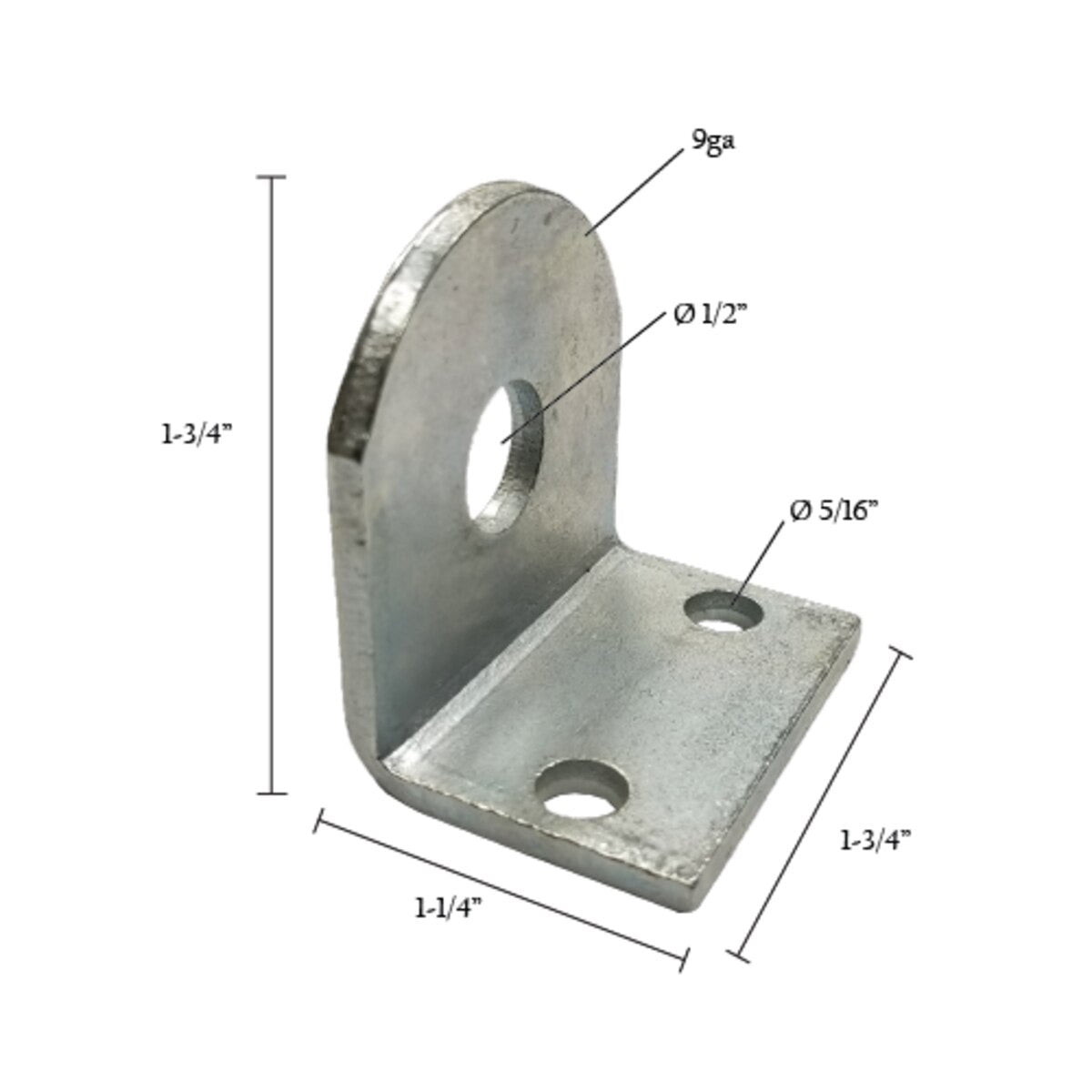 Latch Keeper – Zinc (Fits 1/2" & 3/4" Pins)