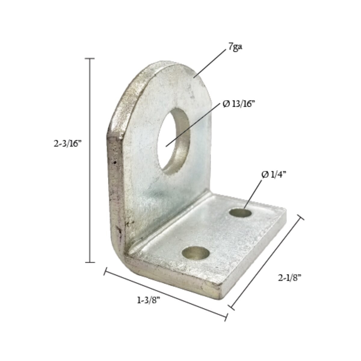 Latch Keeper – Zinc (Fits 1/2" & 3/4" Pins)