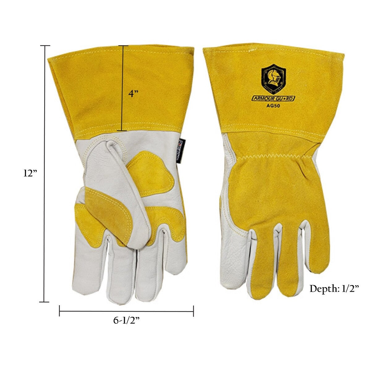 MIG Welding Glove – Top Grain Leather with Fleece Lining