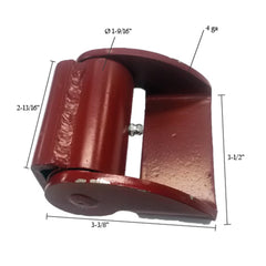 Flat-Mount Gate Hinge with Grease Zerk | HD Weld-On Hinge