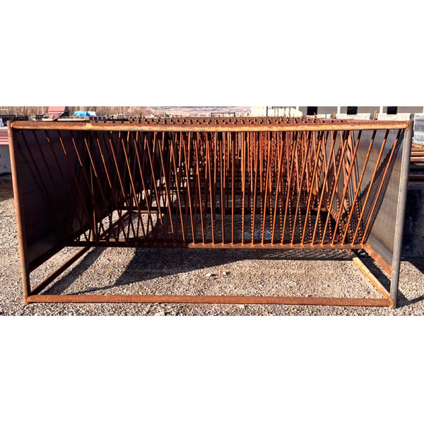 Sheep Hay V-Feeder – 6' x 10' x 5' | Heavy-Duty Drill Pipe & Sucker Rod Construction