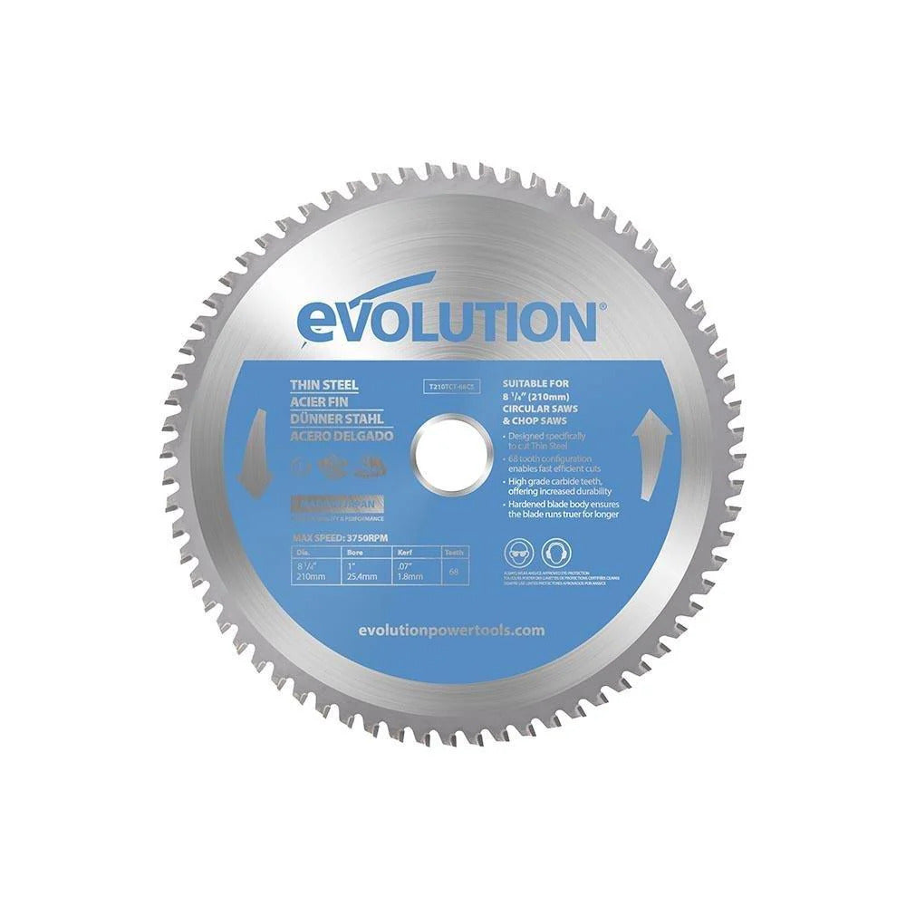 Thin Steel Blade 210mm 68 tooth anti-clockwise