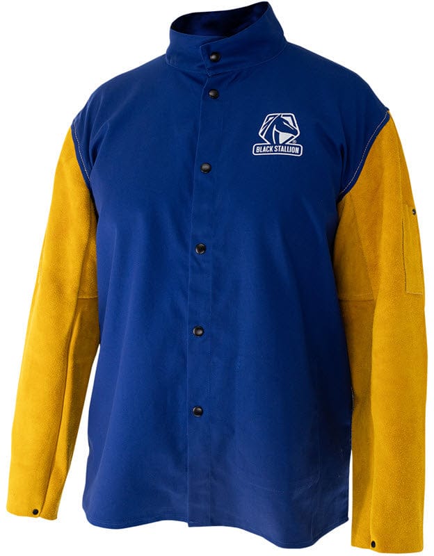 Black Stallion Hybrid Blue Welding Jacket