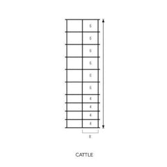 Cattle Wire Panel, 50"x16' 4g 10-Line