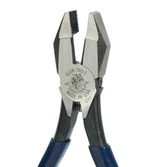 9" Ironworker’s Pliers With Spring | Heavy-Duty Cutting & Twisting Tool