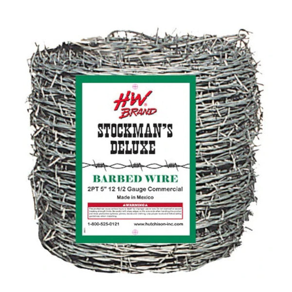 HW 4 pt 6" Commercial Barbed Wire