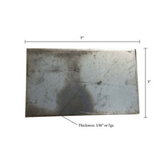 Purlin Clip 7ga 3"x5" Blank (No Holes)