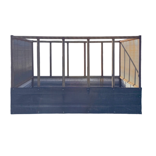 Tall Horse Feeder - 6' x 10' x 6' w/ 24" Belting